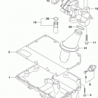 GSX R600 Oil pan  /  oil pump
