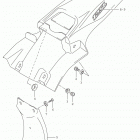 DR Z125,L Rear fender (dr-z125ll5 e28)