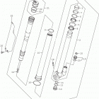 RM Z450 Rh front fork damper (rm-z450l5 e28)