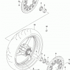 GSX R600 Переднее колесо