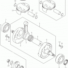 RM Z450 Коленвал