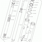 VL1500B Передняя вилка