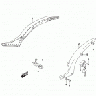 VL800,B,T Frame handle grip (vl800bl5 e28)