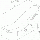DR Z400SM Сиденье