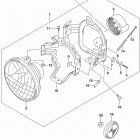 VL800,B,T Headlamp (vl800bl5 e28)