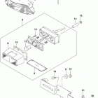 GSX R600 Rear combination lamp (gsx-r600l5 e28)