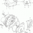 DR Z125,L Боковые крышки