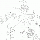 DR Z400S Задний бампер