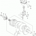 GSX R600 Коленвал