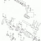 DR Z400S Механизм  переключения передач