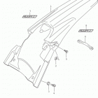 RM Z250 Задний бампер