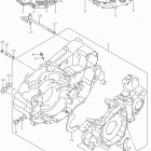 DR Z400SM Картер двигателя