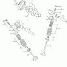 DR650SE Распределительный вал  /  клапана