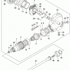 VL800,B,T Propeller shaft  /  final drive gear (vl800bl5 e28...