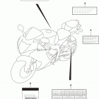 GSX R600 Label (gsx-r600l5 e03)
