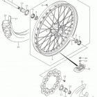 RM Z250 Переднее колесо