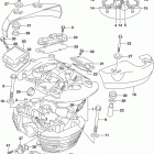 VZ800 Головка цилиндров (задняя)