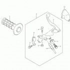 DR Z400SM Lh handle lever