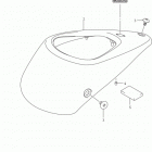 VL1500B Fuel tank front cover