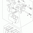 GSX R600 Задний суппорт