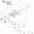 GSX R600 Rear combination lamp (gsx-r600l5 e33)