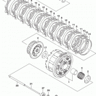 GSX S750 Сцепление