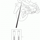 GW250 Hook set pillion handle (optional)