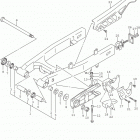DR Z125,L Rear swingingarm (dr-z125ll5 e28)
