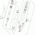 RM Z450 Rh front fork damper (rm-z450l5 e03)