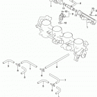 GSX S750 Throttle body hose  /  joint