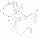 DR Z400S Frame cover (dr-z400sl5 e03)
