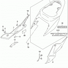 GSX S750 Обтекатель рамы