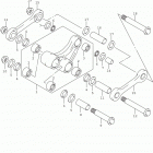 DR Z400S Втулки заднего рычага
