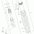 RM85 Rear shock absorber (rm85ll5 p28)