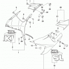 GSX R600 Side cowling (ysf)