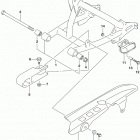 DR Z70 Rear swingingarm