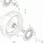 GSX R1000 Переднее колесо