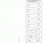 DR Z125,L Rear shock absorber (dr-z125ll5 e33)