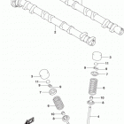 GSX1300R A Распределительный вал  /  клапана