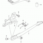 GSX R1000 Подножка