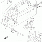 RM85 Rear swingingarm (rm85l5 p03)