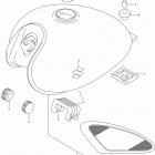 TU250X Топливный бак