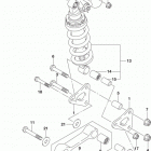GSX R750 Rear cushion lever (gsx-r750l5 e28)