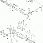 GSX S750 Механизм  переключения передач