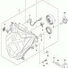 GSX R600 Headlamp (gsx-r600l5 e33)