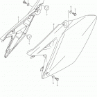 RM Z250 Обтекатель рамы