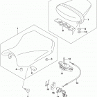 GSX R600 Сиденье