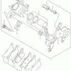DR Z400SM Задний суппорт