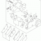 DR Z400S Задний суппорт