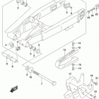 RM85 Rear swingingarm (rm85l5 p28)